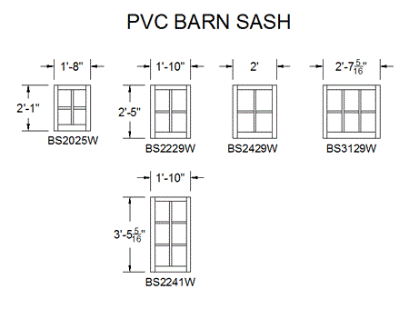 Traditional Series Barn Sash Window Csi Contractors Supply Inc